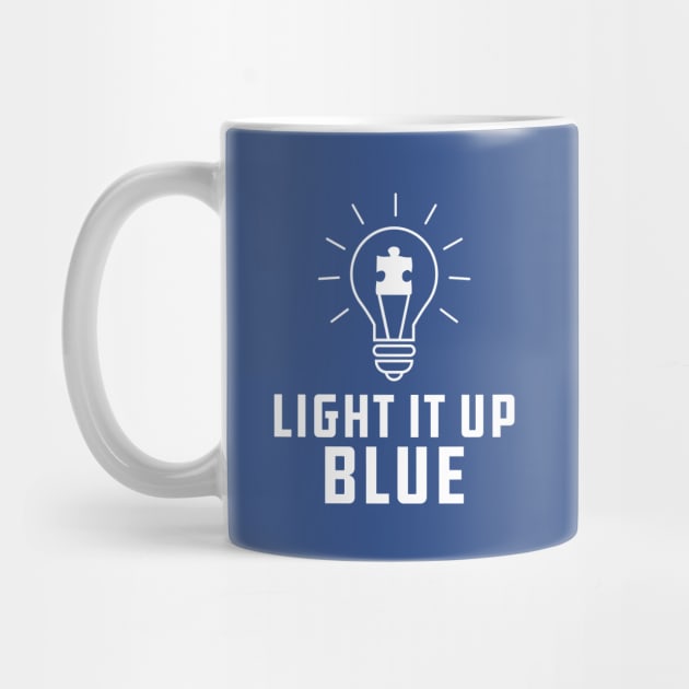 Autism - Light it up blue by KC Happy Shop